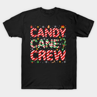 Candy Cane Crew - Funny Christmas Candy Cane - Xmas Pajamas T-Shirt